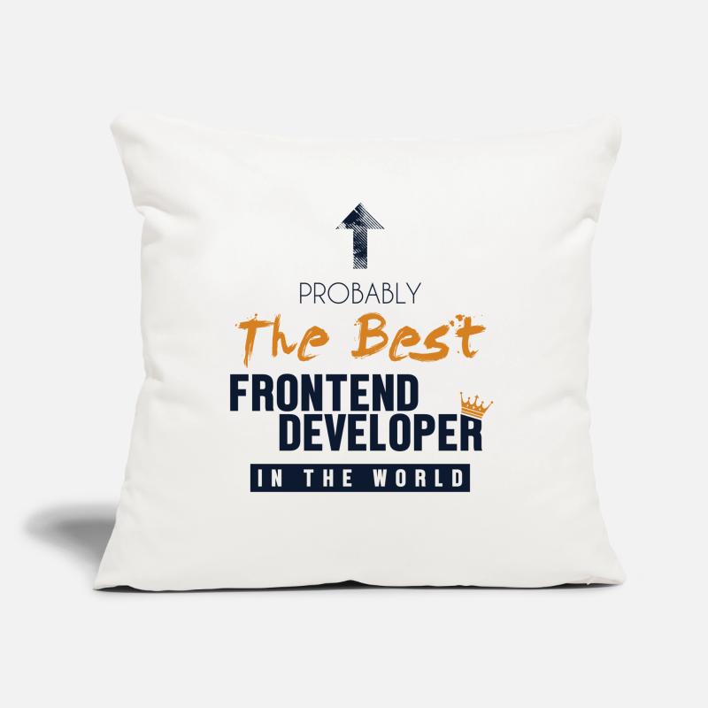 Best Frontend Developer World Engineer Software Sofa pillow with filling 45cm x 45cm