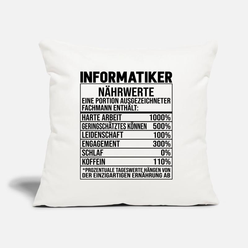 Programmierer Informatiker Informatik Sofakissen mit Füllung 45 x 45 cm