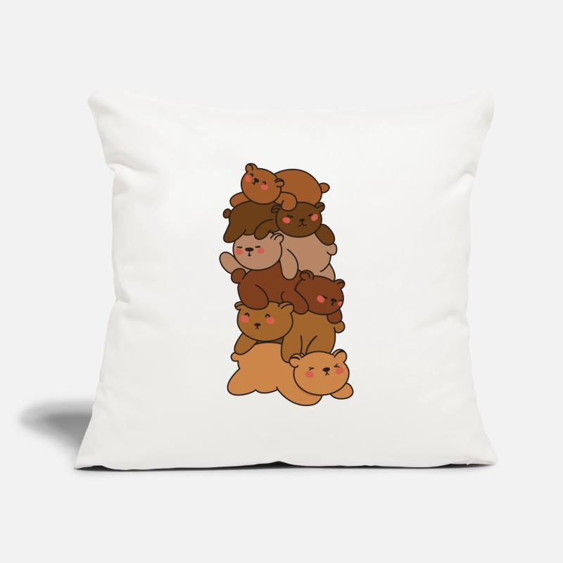 Bears Stack Cute Bear Anime Bears Sofa pillow with filling 45cm x 45cm