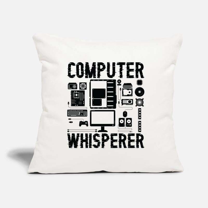 Programmeur de support informatique Computer Whisperer Coussin et housse de 45 x 45 cm
