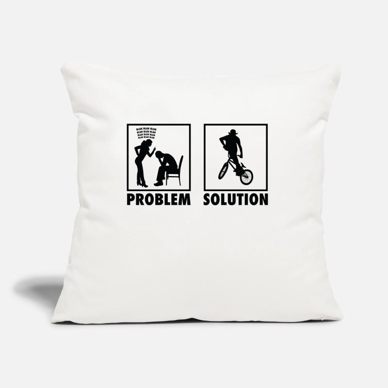 BMX Bikers Statement Problem Solution. Sofakissen mit Füllung 45 x 45 cm