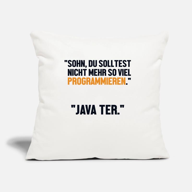 Sohn Programmieren Ja Vater Developer Coder Sofakissen mit Füllung 45 x 45 cm