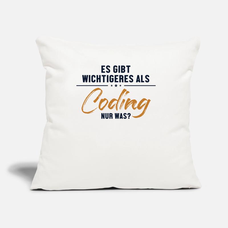 Wichtigeres als Coding Engineer Coder Software Sofa pillow with filling 45cm x 45cm