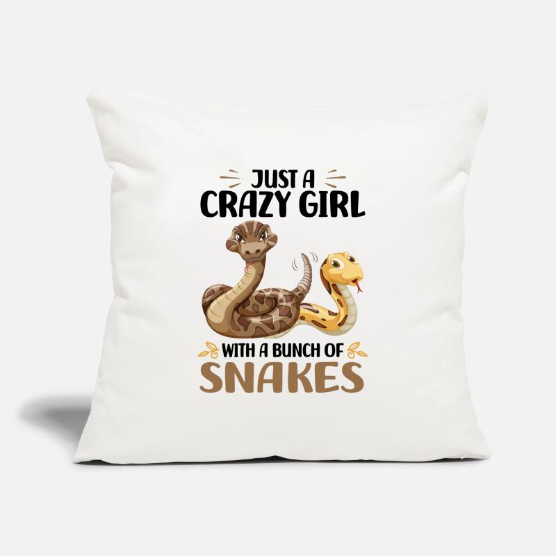 King Python Lover Snakes Pet Gift Sofa pillow with filling 45cm x 45cm