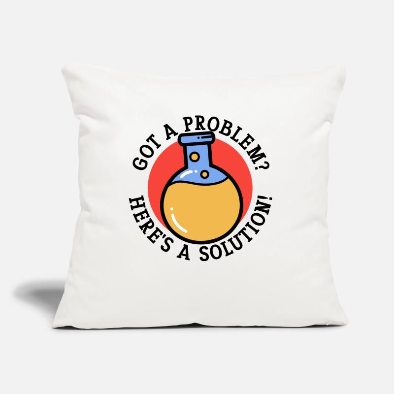 Problem Solution Scientific Solving Science Sofa pillow with filling 45cm x 45cm