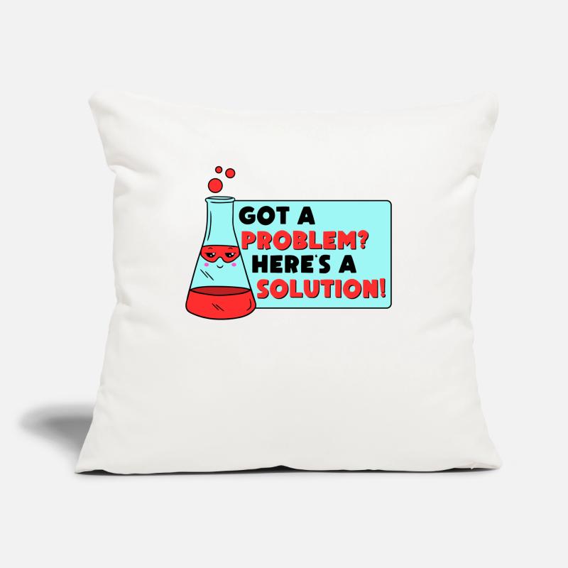 Problem Solution Scientific Solving Science Sofa pillow with filling 45cm x 45cm