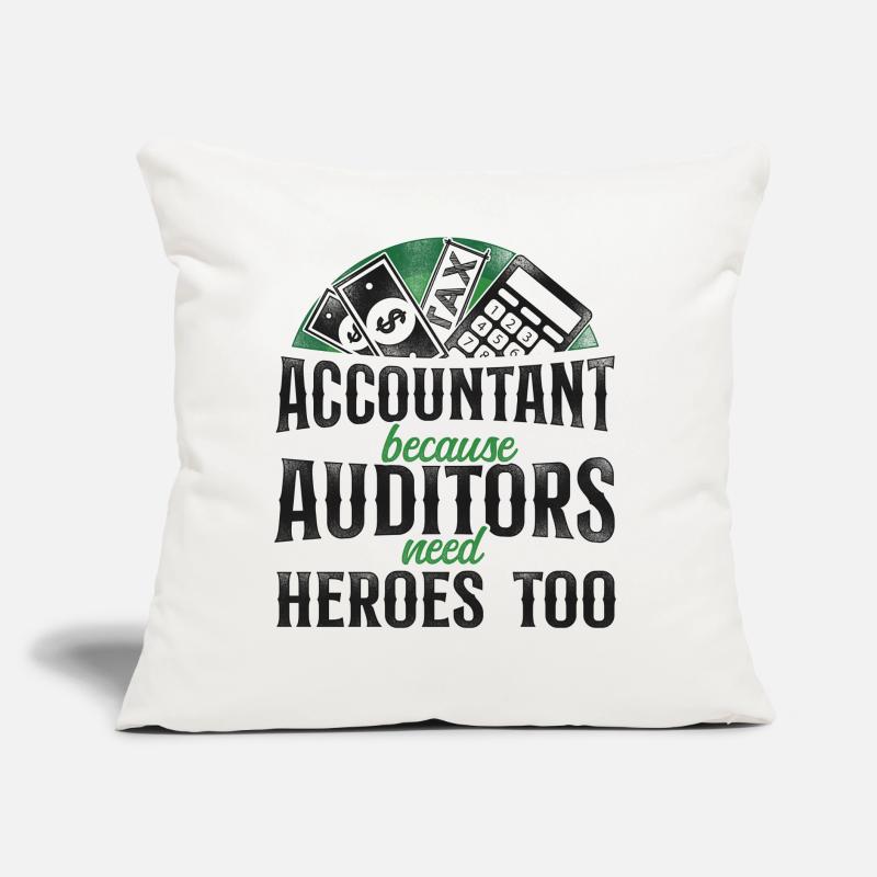 Comptable Comptable Comptable Comptabilité Coussin et housse de 45 x 45 cm