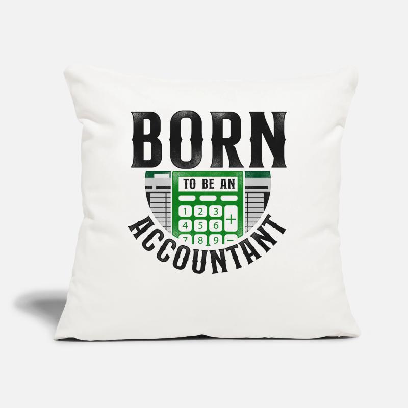 Comptable Comptable Comptable Comptabilité Coussin et housse de 45 x 45 cm