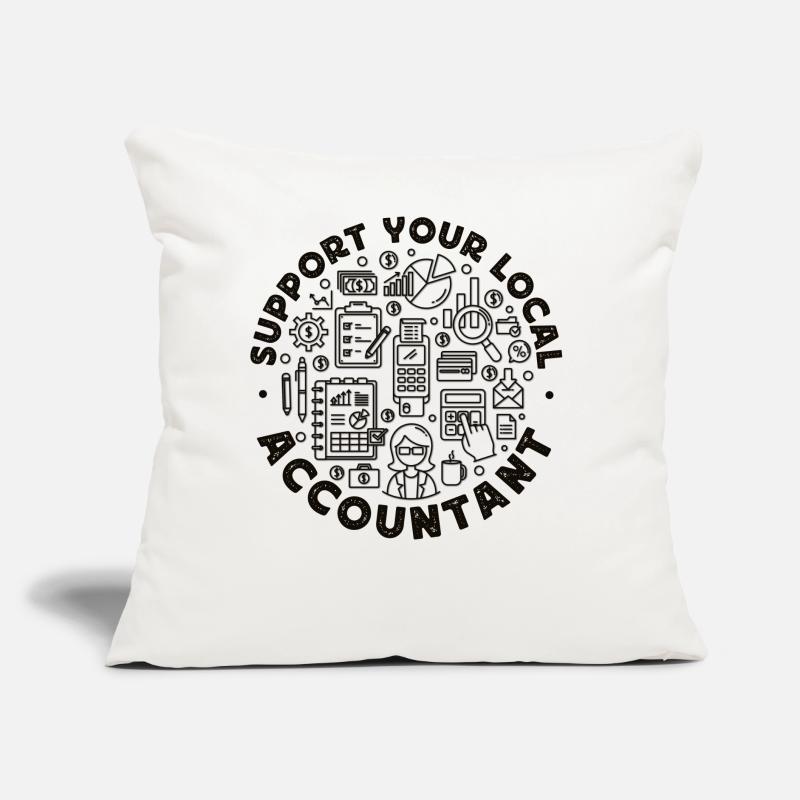 Comptable Comptable Comptable Coussin et housse de 45 x 45 cm