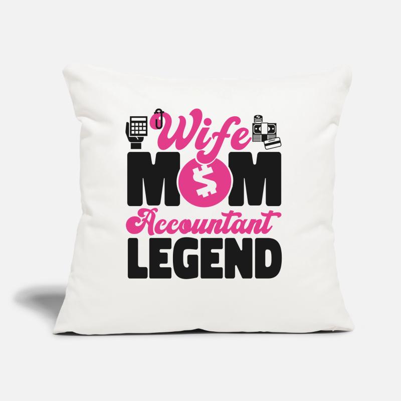 Comptable Comptable Comptable Coussin et housse de 45 x 45 cm