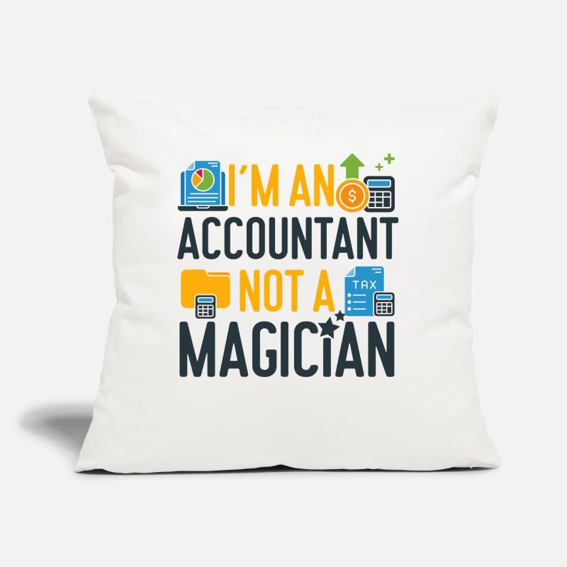 Comptable Comptable Comptable Coussin et housse de 45 x 45 cm