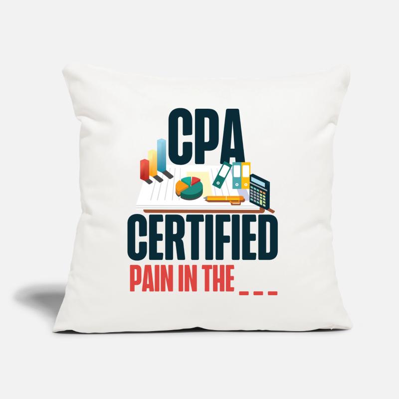 Comptable Comptable Comptable Coussin et housse de 45 x 45 cm