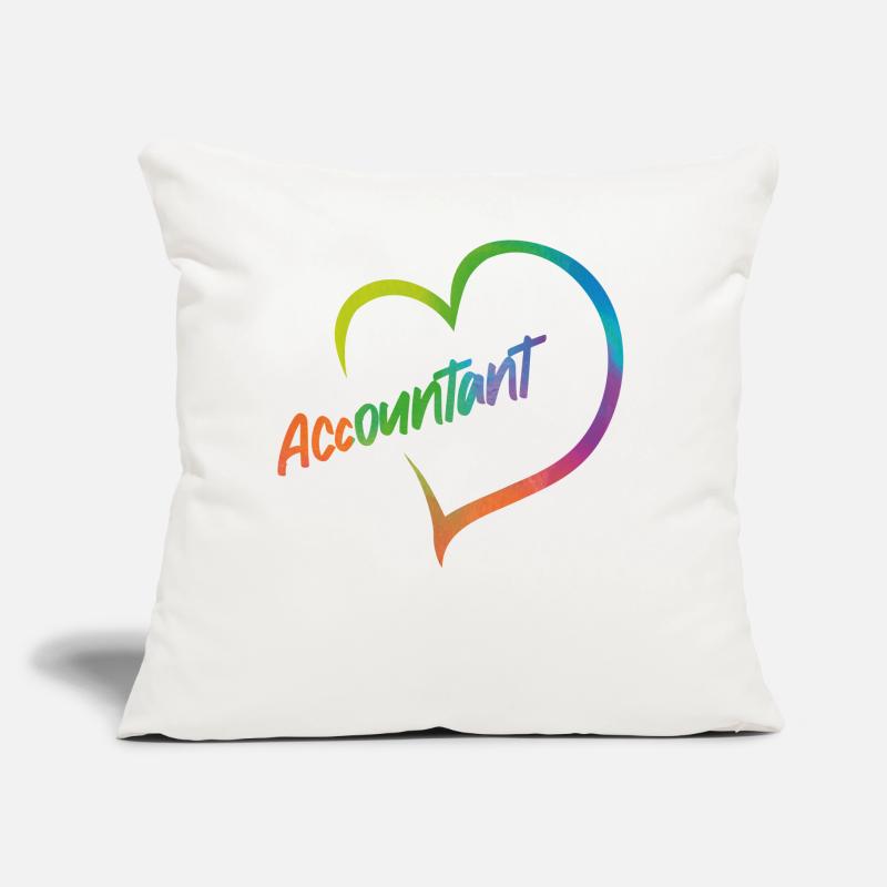 Comptable Comptable Comptable Coussin et housse de 45 x 45 cm