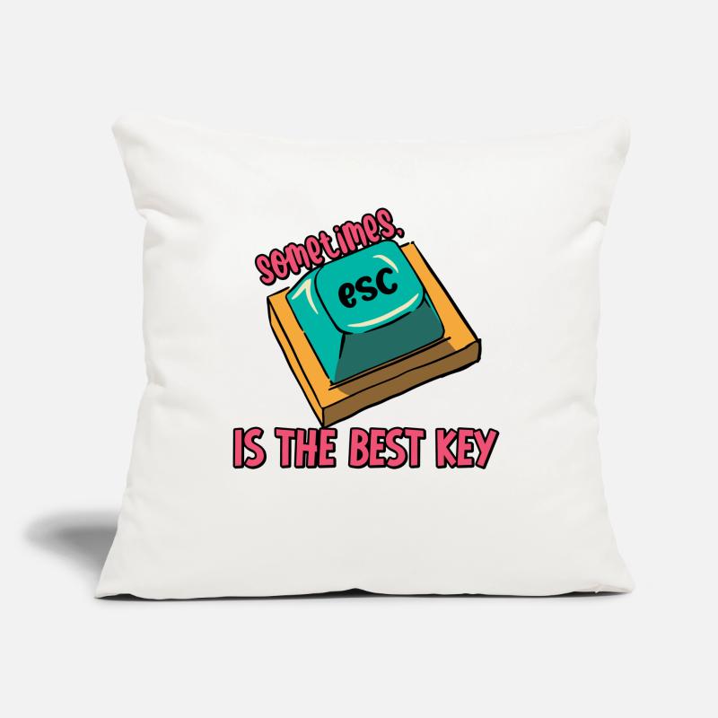 Software Engineer Computer Key Programming Sofa pillow with filling 45cm x 45cm