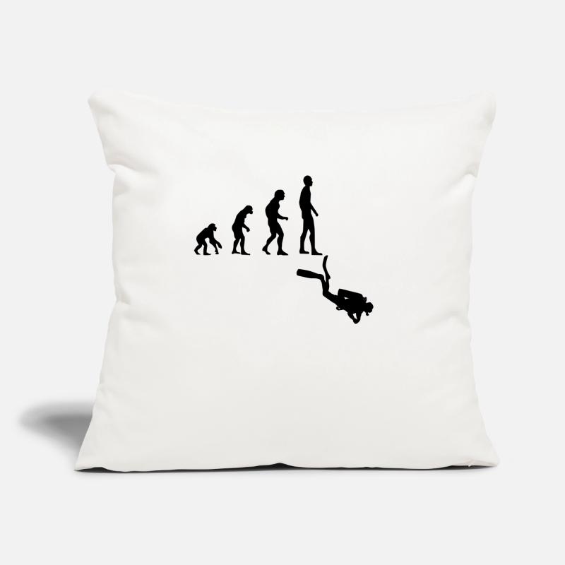 Evolution Plongée Coussin et housse de 45 x 45 cm