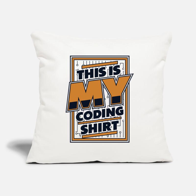 This Is My Coding Clothing Developer Coder Sofakissen mit Füllung 45 x 45 cm