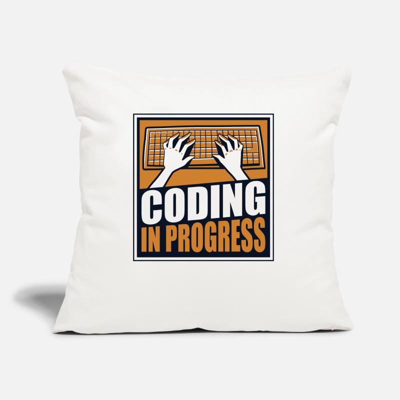 Coding In Progress Softwareingenieur Developer Sofakissen mit Füllung 45 x 45 cm