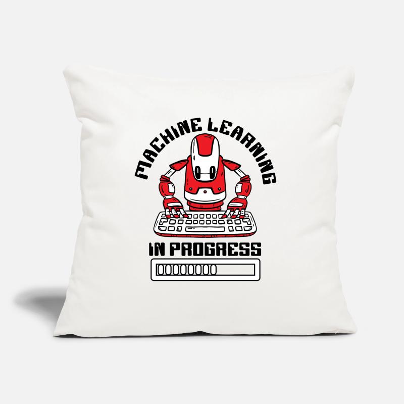 Machine Learning Progress Artificial Intelligence Sofa pillow with filling 45cm x 45cm