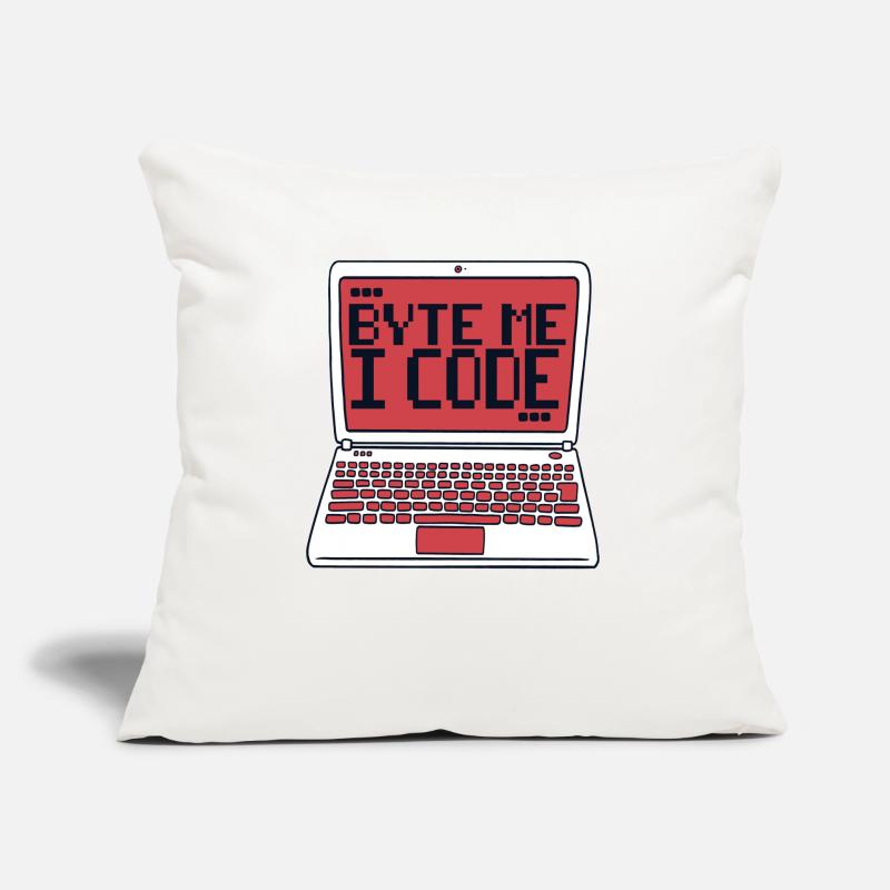 Byte Me I Code Developer Software Developer Coussin et housse de 45 x 45 cm