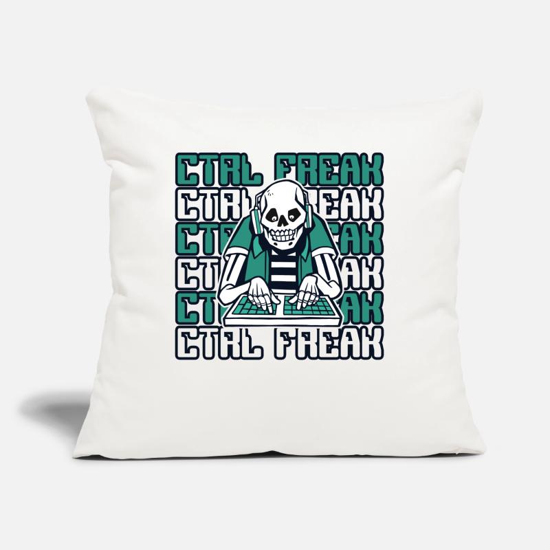 CTRL Freak Software Developer Developer Sofa pillow with filling 45cm x 45cm