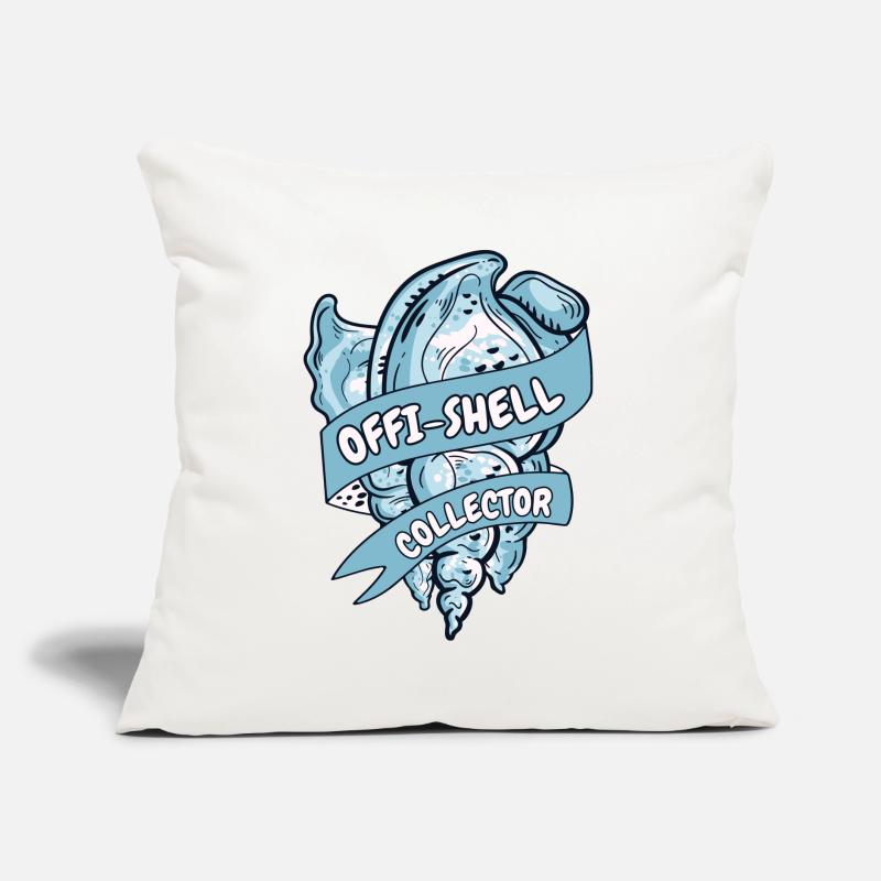 Offishell Collector Shell Shelling Bag Seashell Sofa pillow with filling 45cm x 45cm
