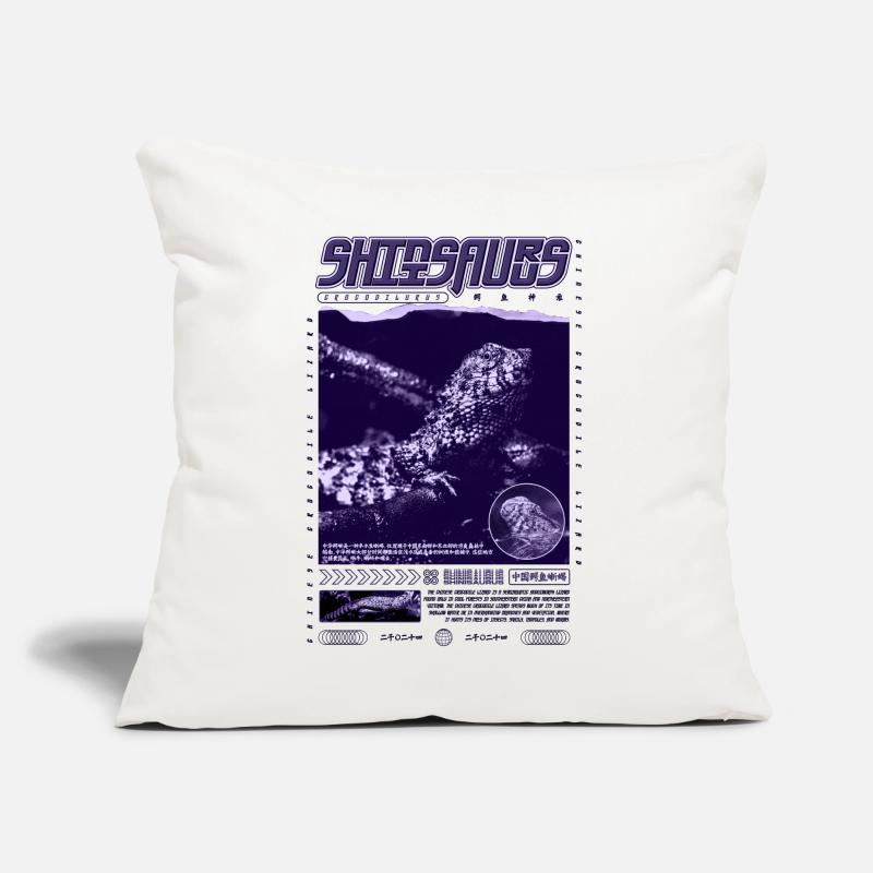 Chinesisches Krokodil Eidechse Shinisaurus Crocodilurus Sofakissen mit Füllung 45 x 45 cm