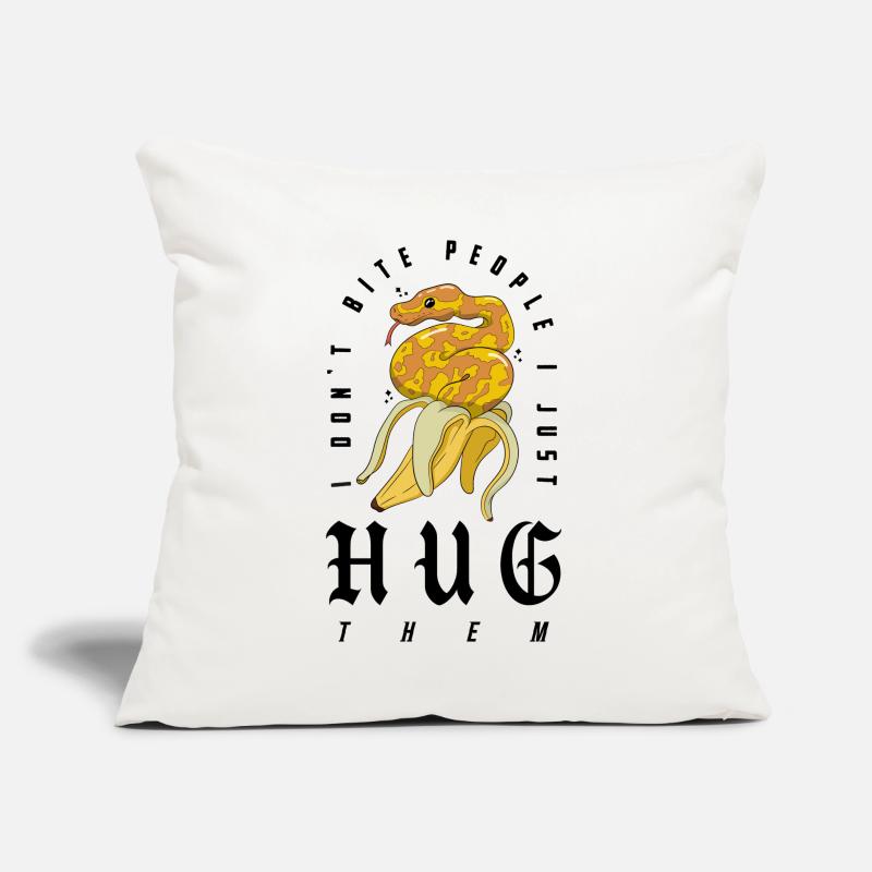 Ball Python Snake Owner Banana Royal Python Sofa pillow with filling 45cm x 45cm