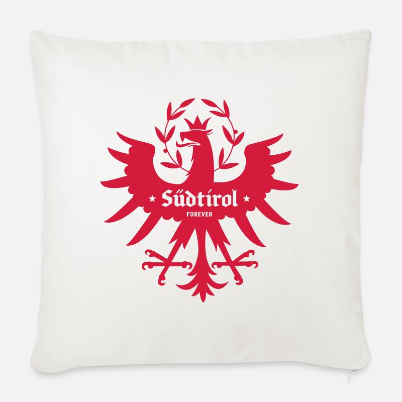 Südtirol Forever - Sofakissen mit Füllung 45 x 45 cm - Naturweiß 