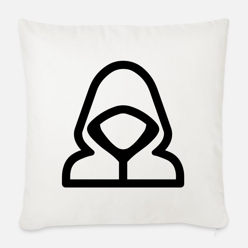 Hacker - Sofakissen mit Füllung 45 x 45 cm - Naturweiß 