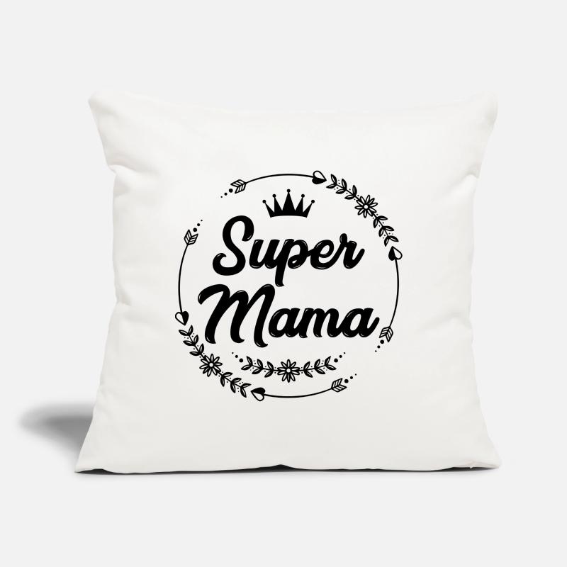 Super mama Sofa pillow with filling 45cm x 45cm