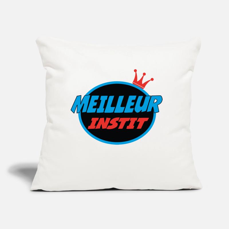 MEILLEUR INSTIT Coussin et housse de 45 x 45 cm