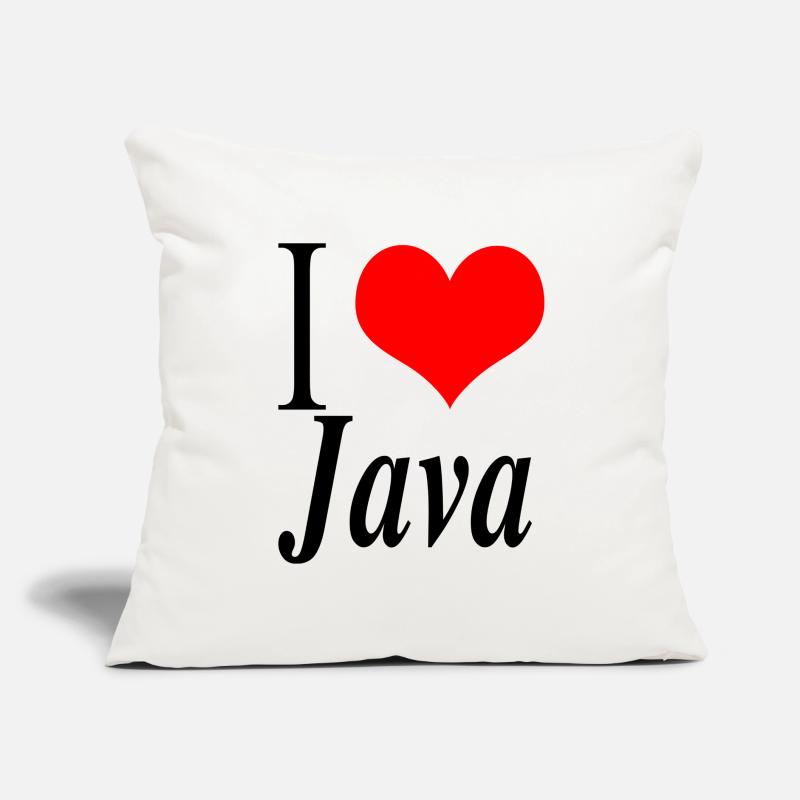 J'adore Java Coussin et housse de 45 x 45 cm