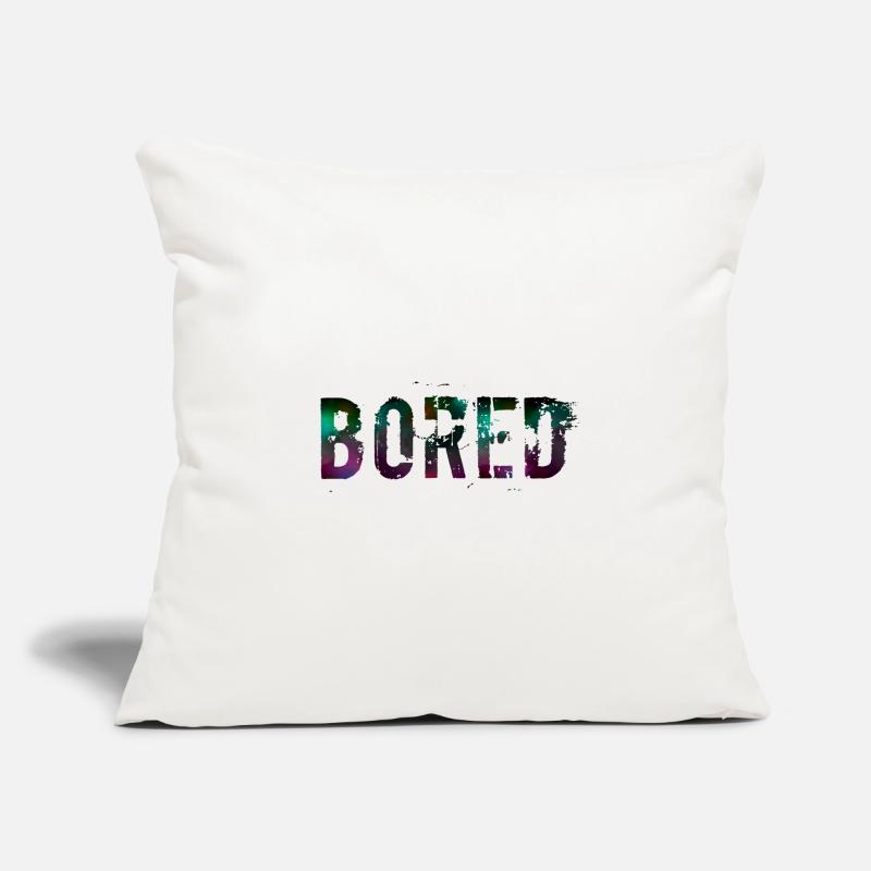 Bored Farbexplosion Graffiti Text Sofakissen mit Füllung 45 x 45 cm