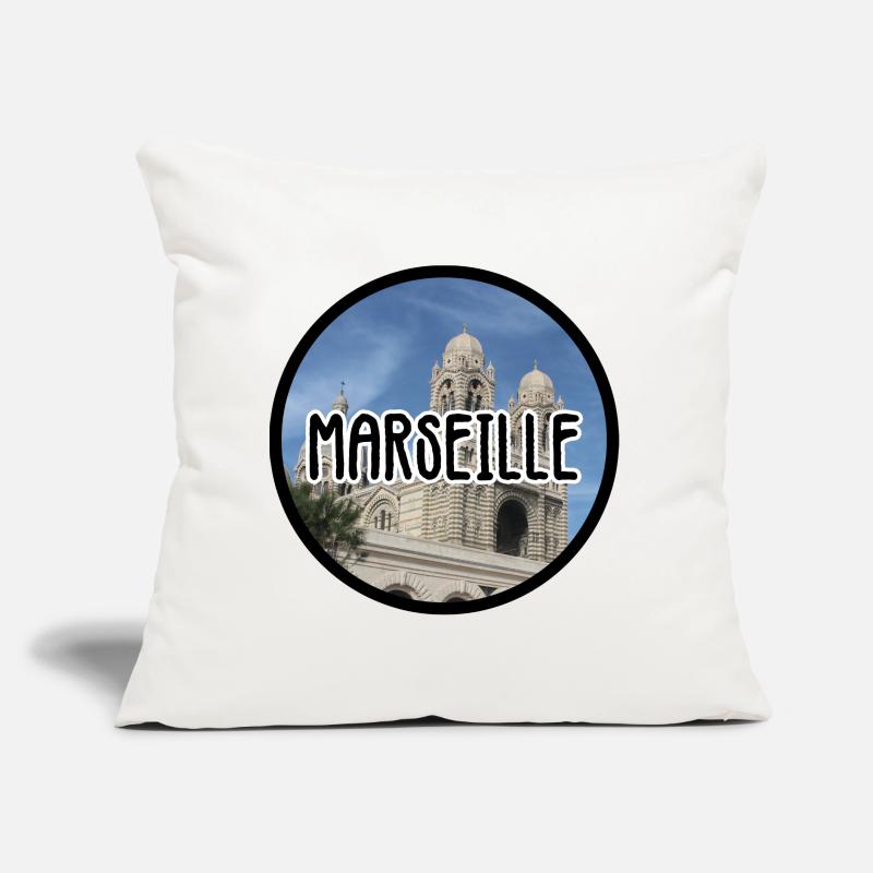 Marseille La Major Coussin et housse de 45 x 45 cm