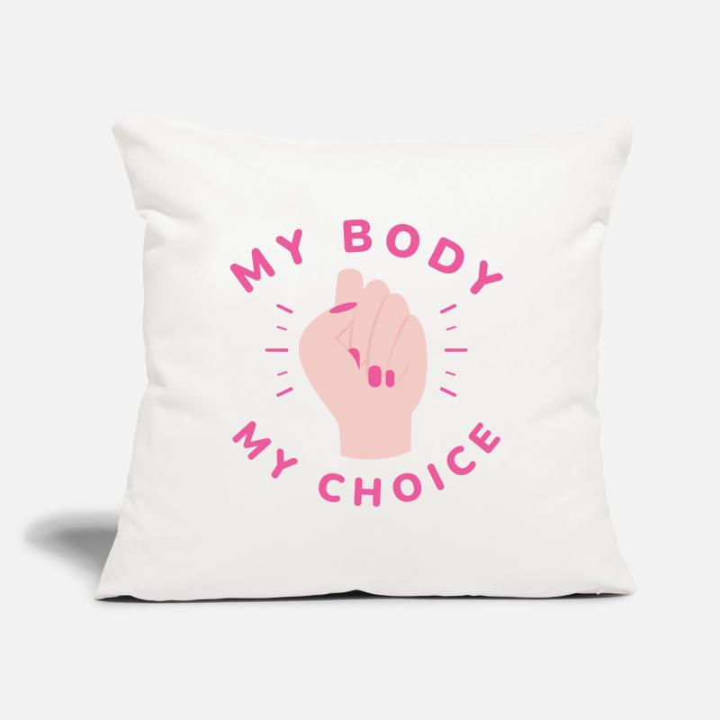 Bannit mon corps Coussin et housse de 45 x 45 cm