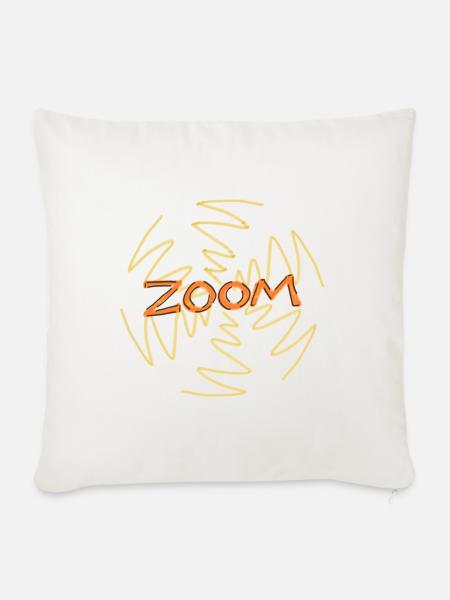 ZOOM! - Sofakissen mit Füllung 45 x 45 cm - Naturweiß 