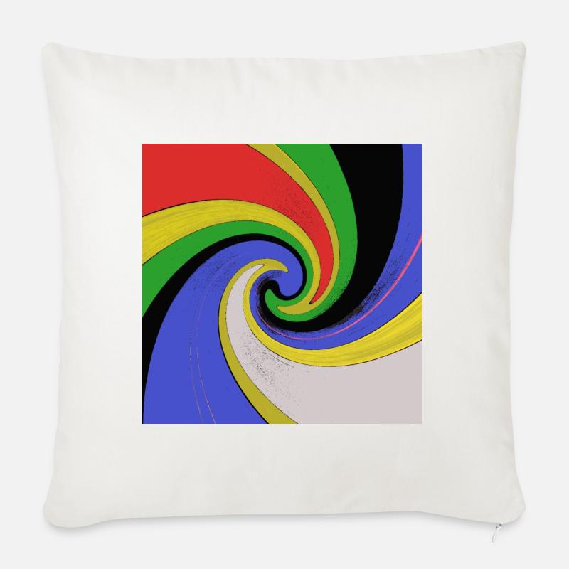 Vortex Pop Art100 - Sofakissen mit Füllung 45 x 45 cm - Naturweiß 