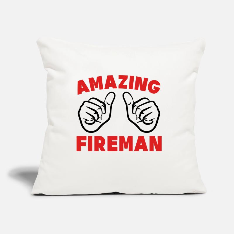 Professional fire brigade fire protection fire brigade statement Sofa pillow with filling 45cm x 45cm