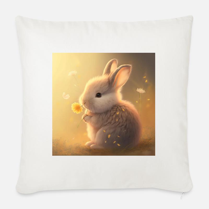 bunny - Sofakissen mit Füllung 45 x 45 cm - Naturweiß 