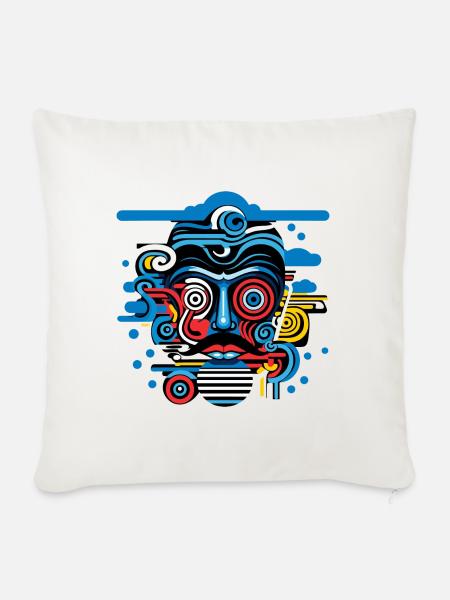 Doctor Mad - Sofakissen mit Füllung 45 x 45 cm - Naturweiß