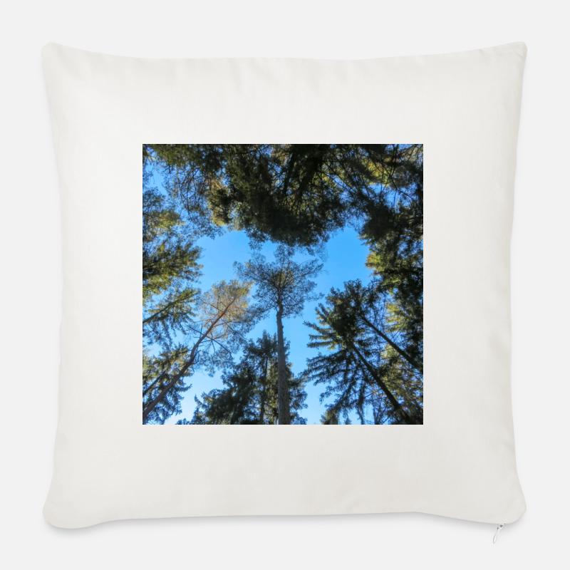 Baldaquin - Coussin et housse de 45 x 45 cm - blanc nature