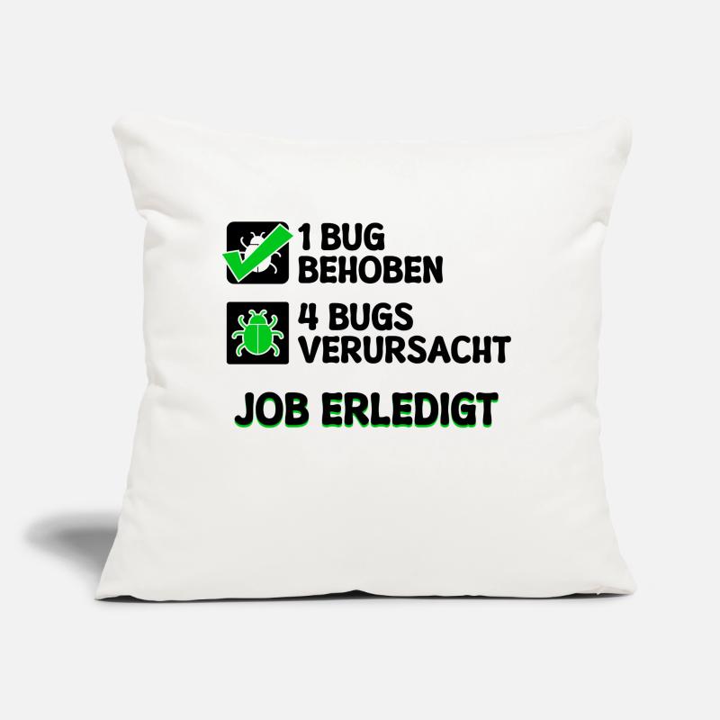 Open Source Bugfixing Bugs Developer Programmier Sofakissen mit Füllung 45 x 45 cm