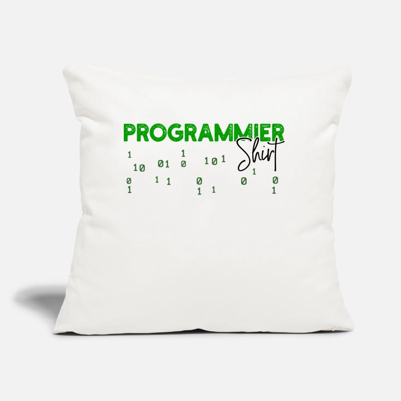 Programmierer Developer Code Statement Skripting Sofakissen mit Füllung 45 x 45 cm