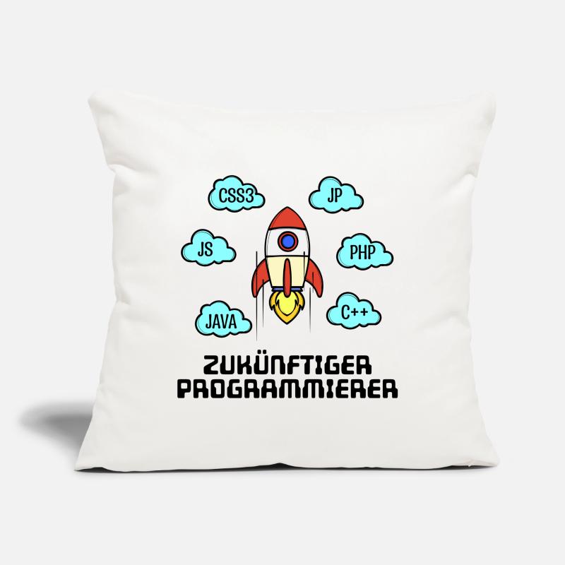Css Code Developer C++ Java Php Programmer Sofa pillow with filling 45cm x 45cm