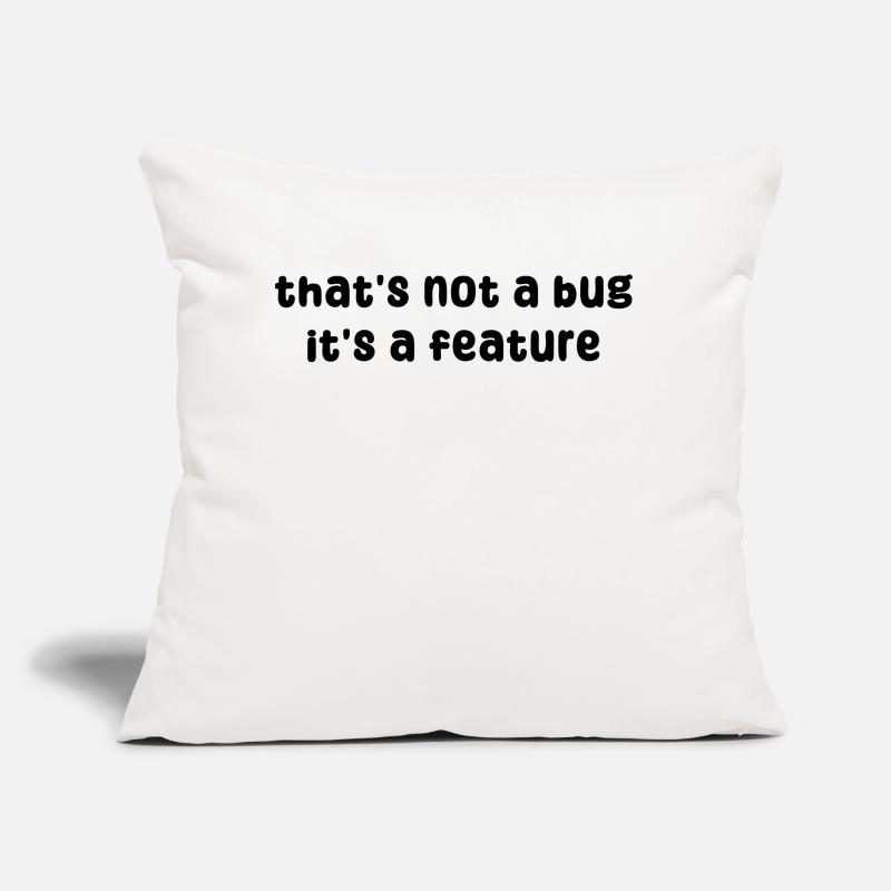 Développeur : Geek Bugs Code Computer Science Statement Coussin et housse de 45 x 45 cm