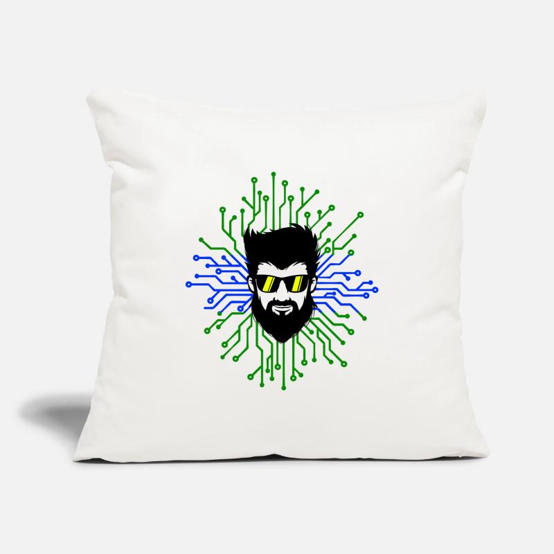 Nerd Developer Computer Code Informatik Debug Sofakissen mit Füllung 45 x 45 cm