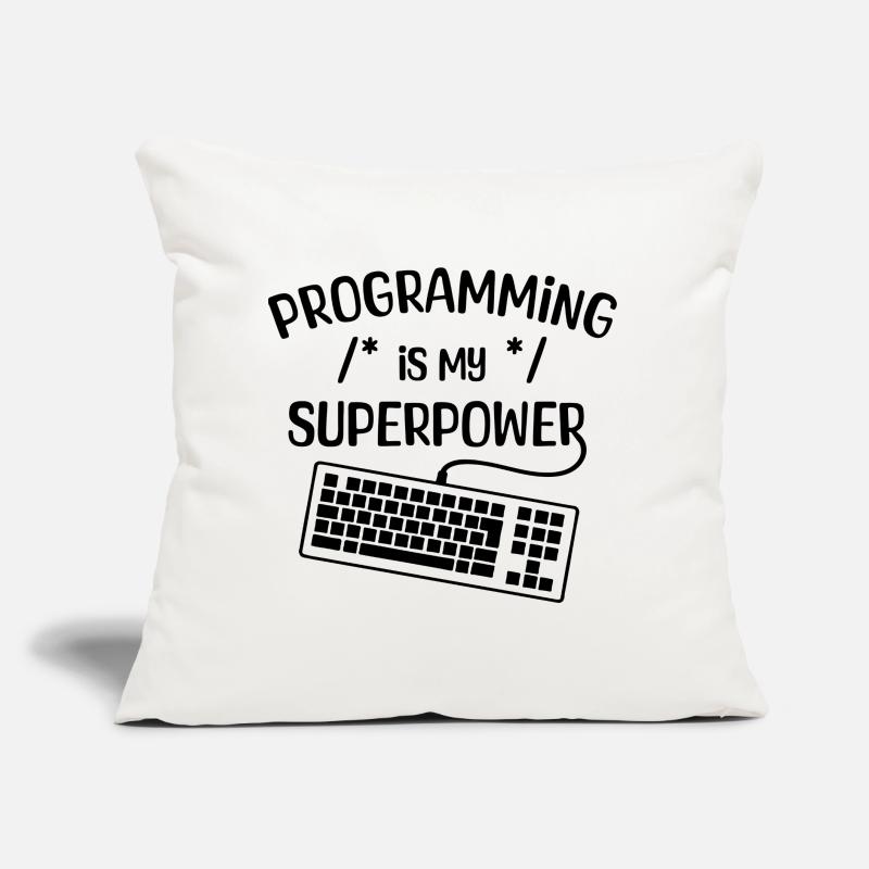 Computerfreak Statement Developer Programmierer Sofakissen mit Füllung 45 x 45 cm