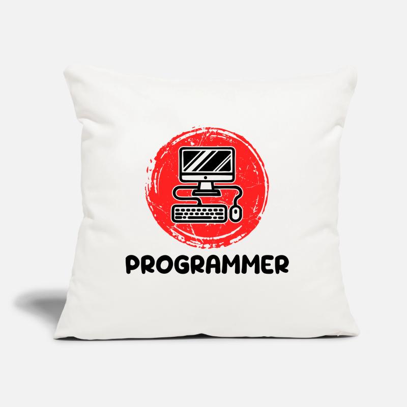 Computer Developer Programmierer Code Skripting Sofakissen mit Füllung 45 x 45 cm