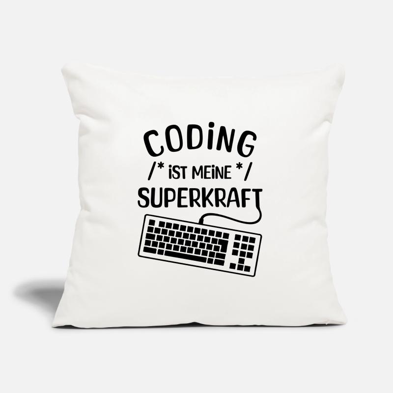 Computer Code Statement Developer Computerfreak Sofakissen mit Füllung 45 x 45 cm