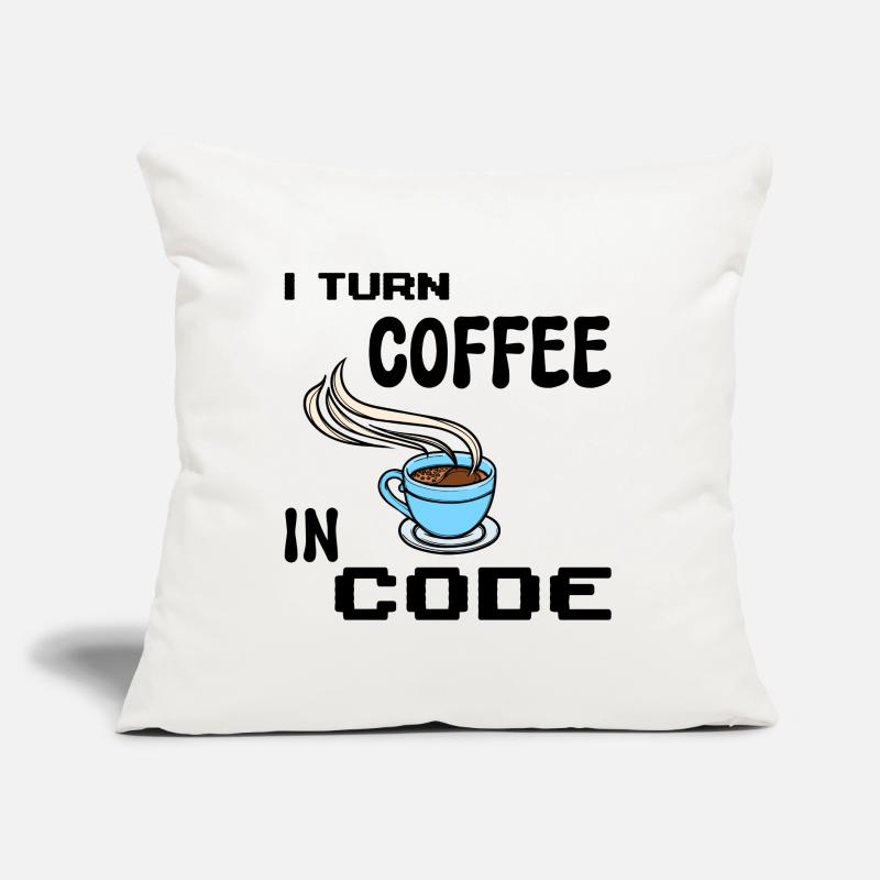 Programmeur de code Scripting Statement Développeur Coussin et housse de 45 x 45 cm